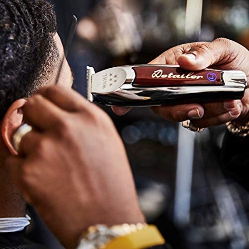 Wahl Professional 5 Star Detailer cordless Lithium-Ion Cordless Trimmer with 100 min run-time, best for easy fading, cutting, and blending, great for barbers and stylists