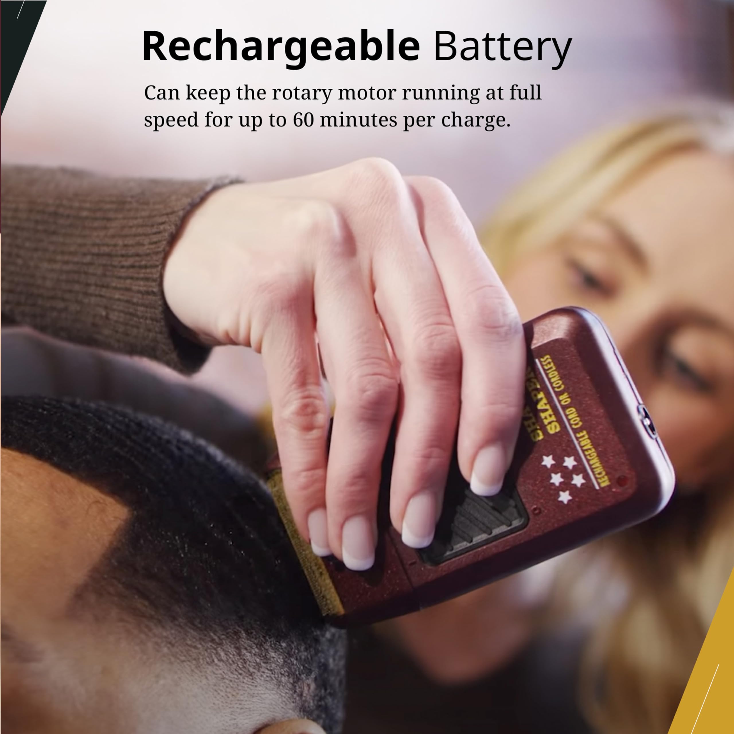 Wahl Professional 5-Star Series Rechargeable Shaver/Shaper #55602 - Up to 60 Minutes of Run Time - Bump-Free, Ultra-Close Shave