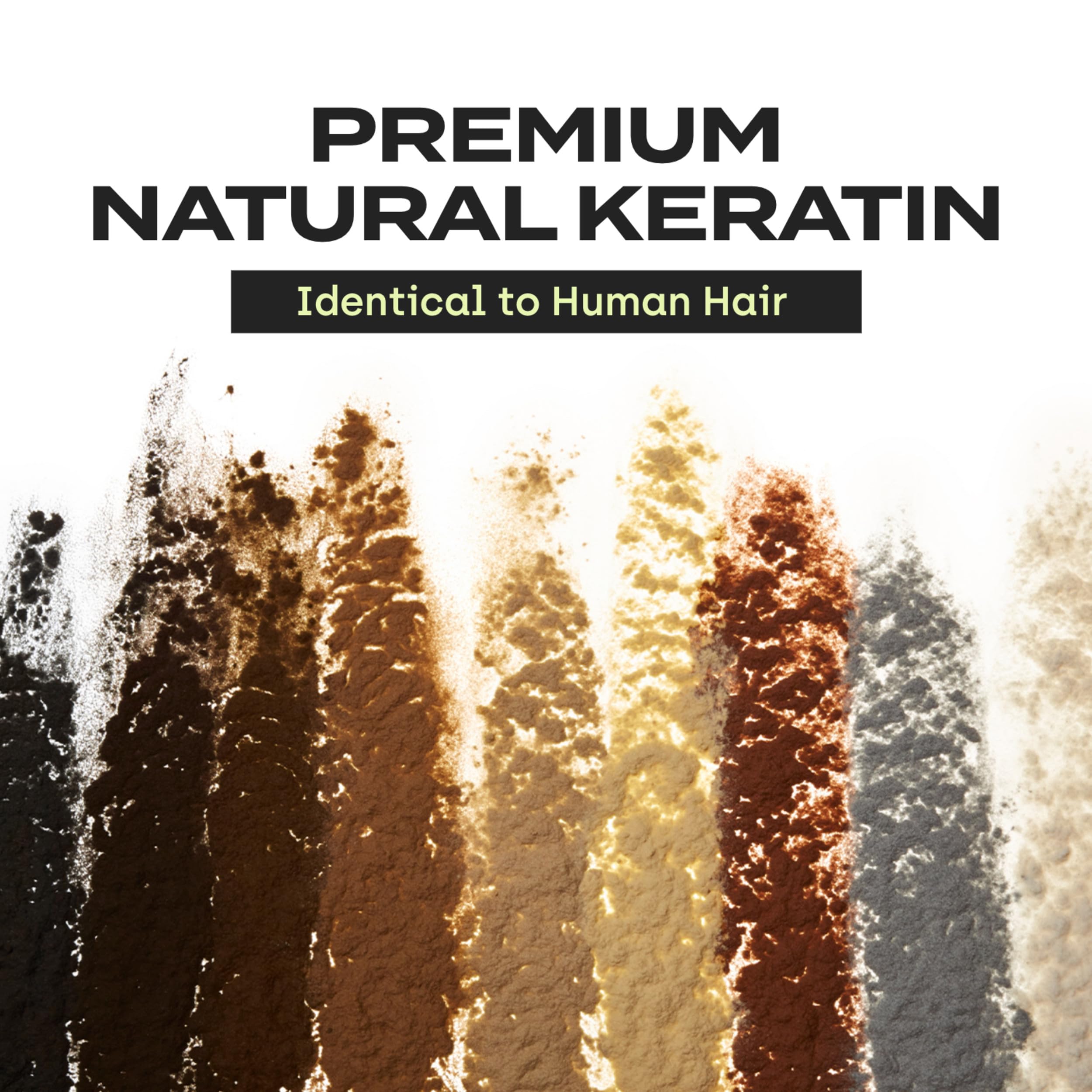 TOPPIK Hair Building Fibers for Instantly Fuller Hair (BLACK), 12 g, Fill In Fine or Thinning Hair, Instantly Thicker Looking Hair, Multiple Shades for Men & Women